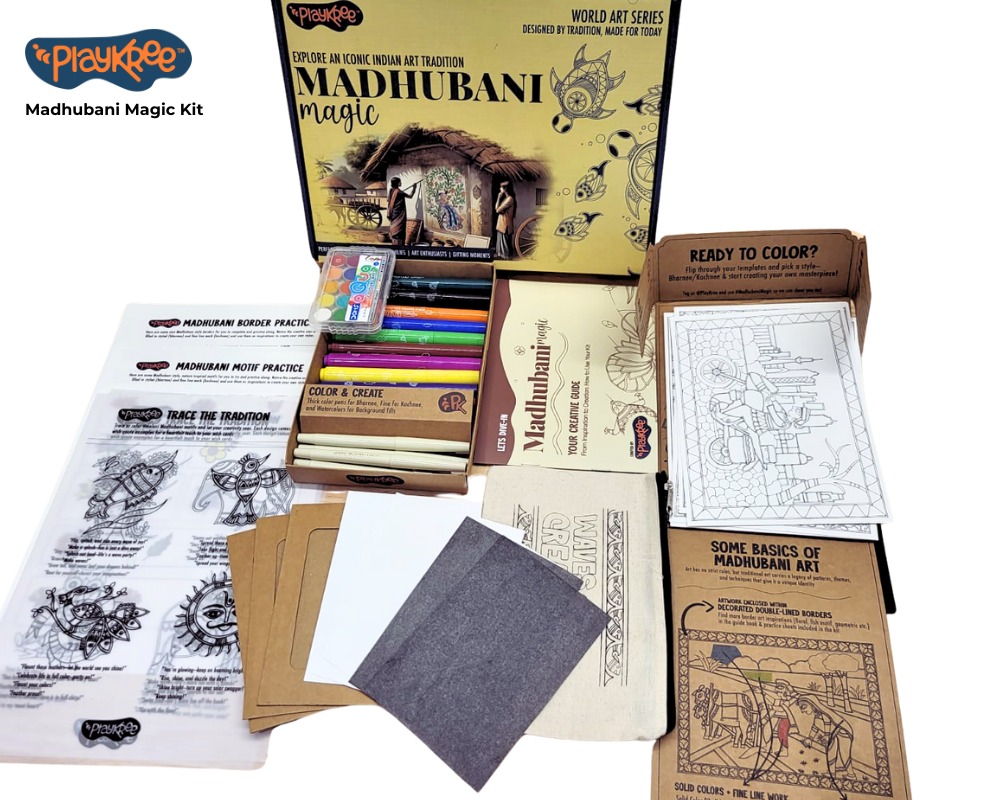Madhubani Art Kit For Adults and Teens